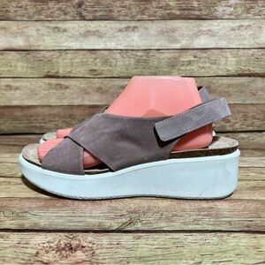 Ecco Corksphere Wedge Sandals